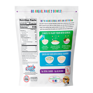 Cinnamon Swirl Keto Cereal