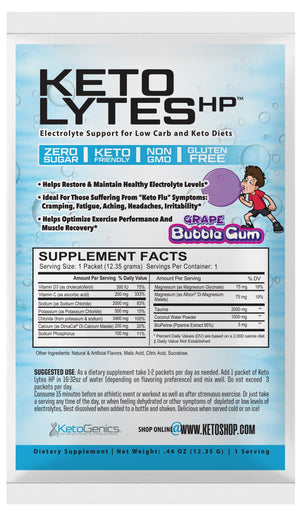 Grape Bubblegum Keto Lytes HP