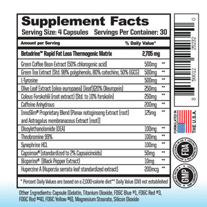 Betadrine ECA Supplement for Fat Loss