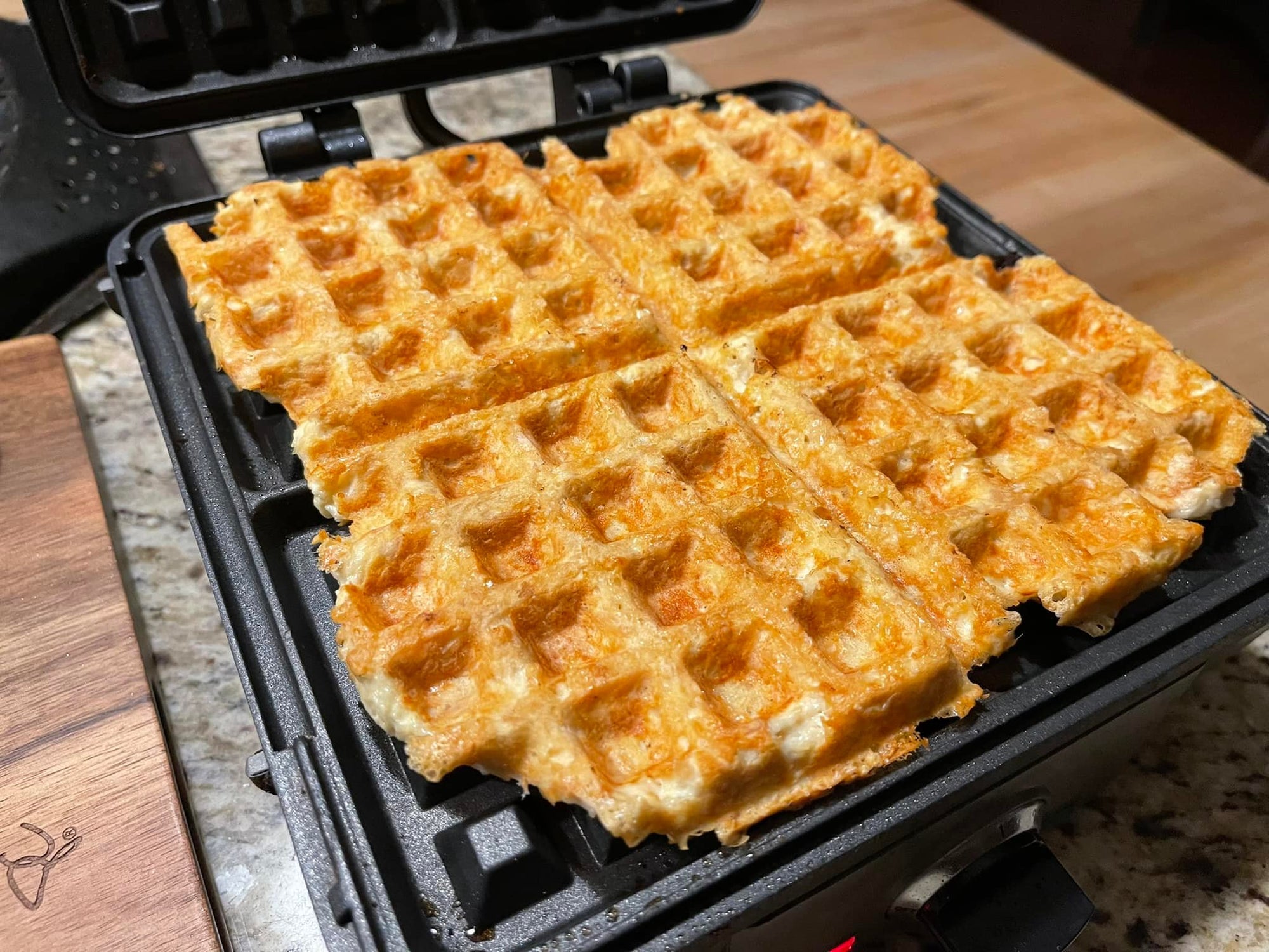 Low Carb Keto Friendly Chicken Waffles