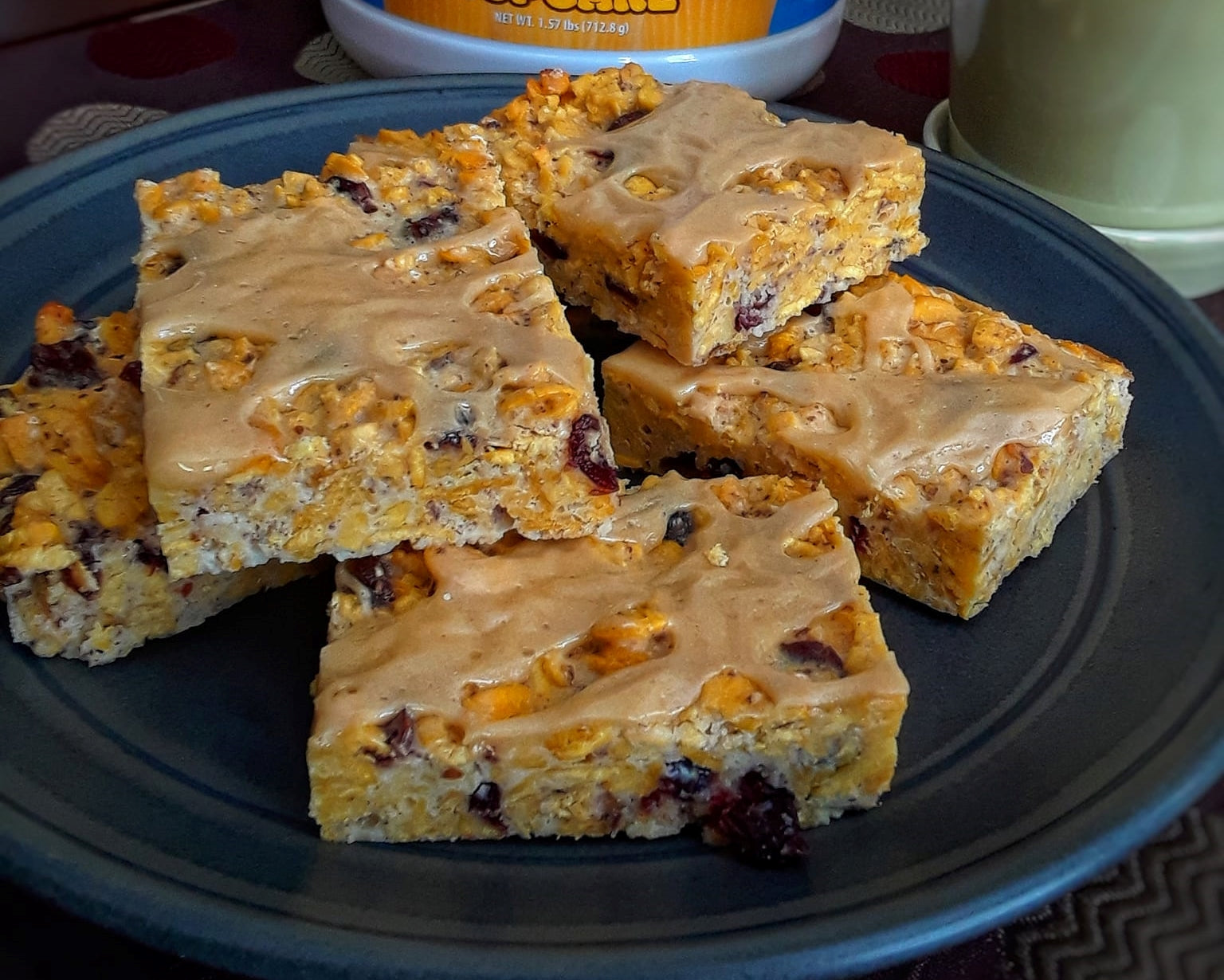 Lemon Cranberry Lupin Protein Bars | Keto Protein Bars