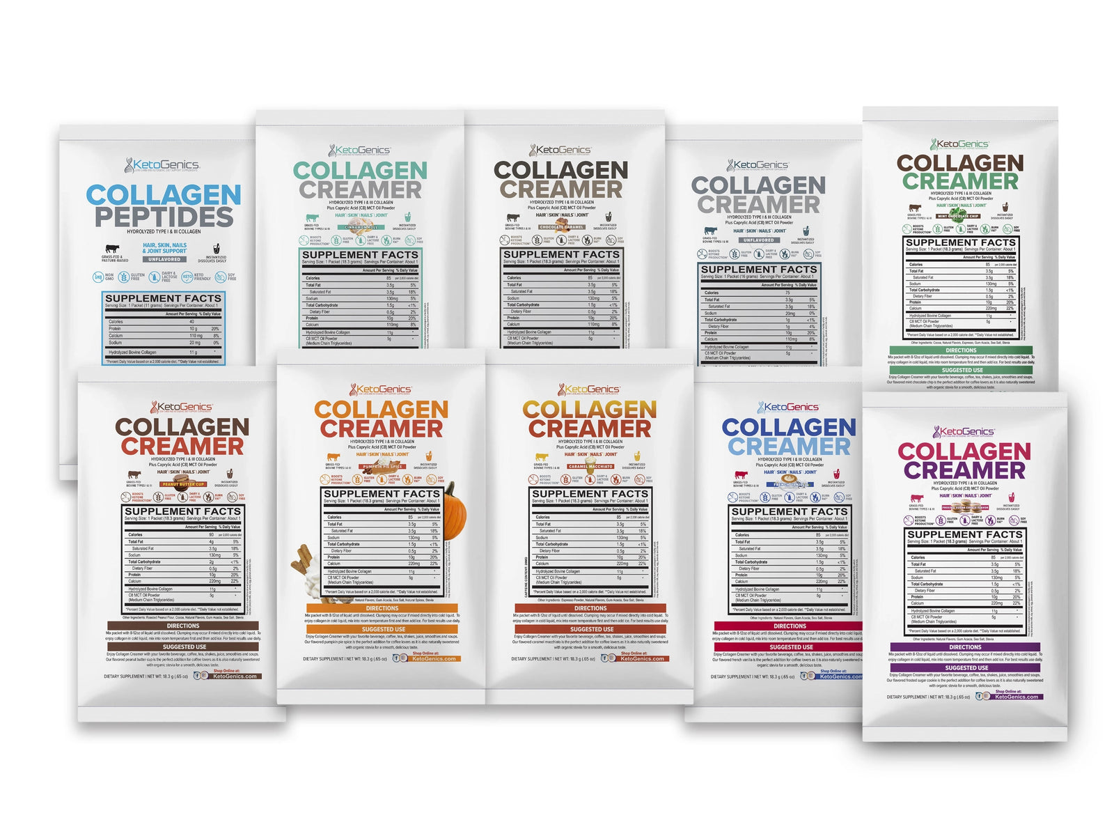 Grass Fed  Collagen Peptides Sample Packs
