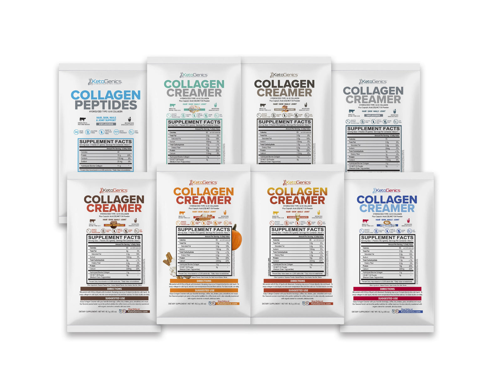 Grass Fed  Collagen Peptides Sample Packs