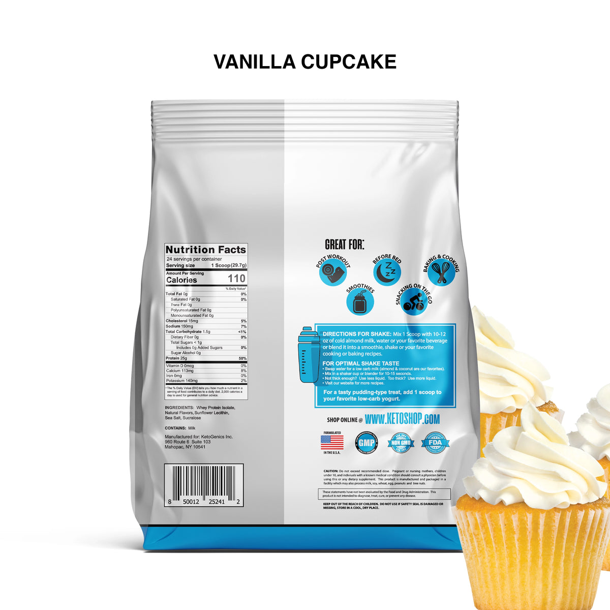 Vanilla Cupcake whey protein