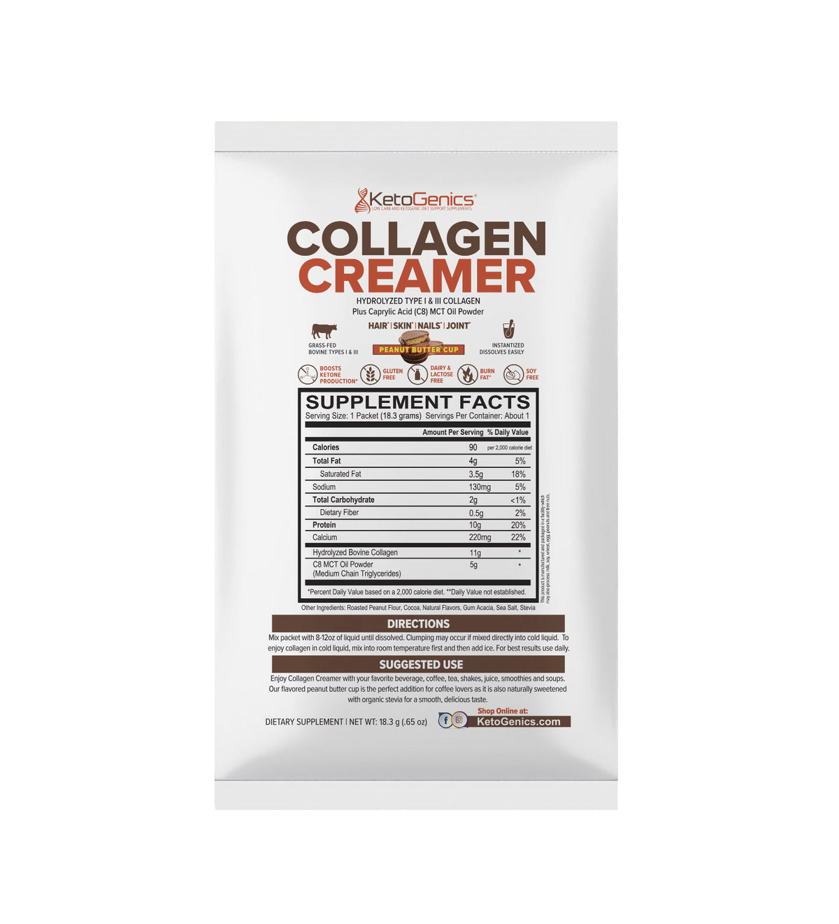 Grass Fed Keto Collagen Creamer
