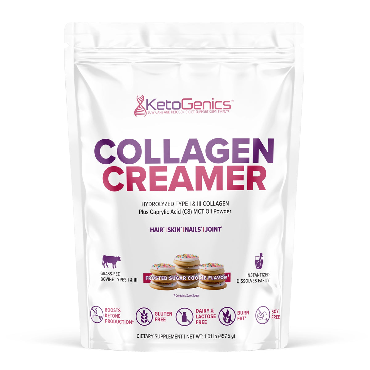 Frosted Sugar Cookie Flavor Keto Collagen Creamer Powder