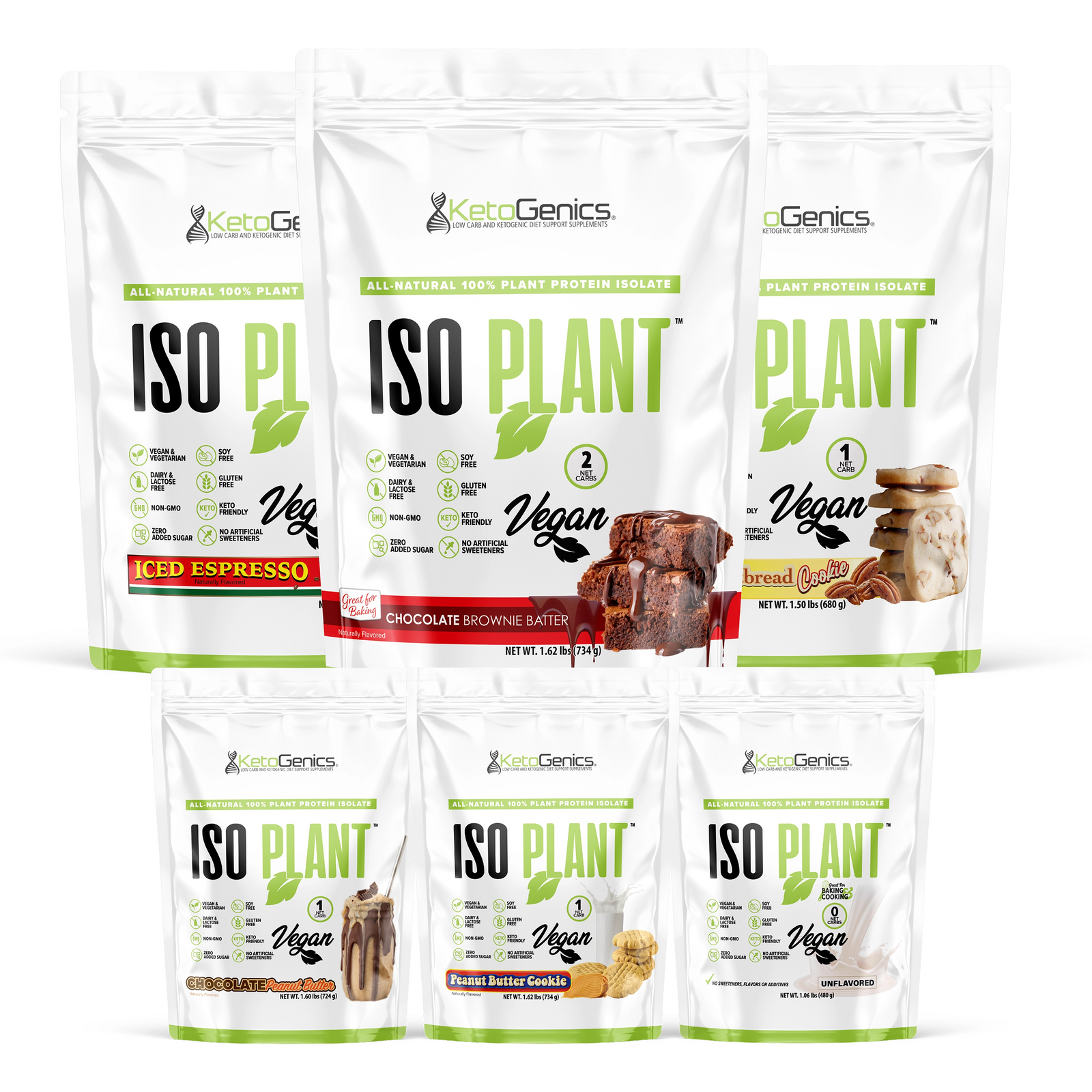 Iso Plant™ Vegan Protein Powder - Plant Based & Dairy Free