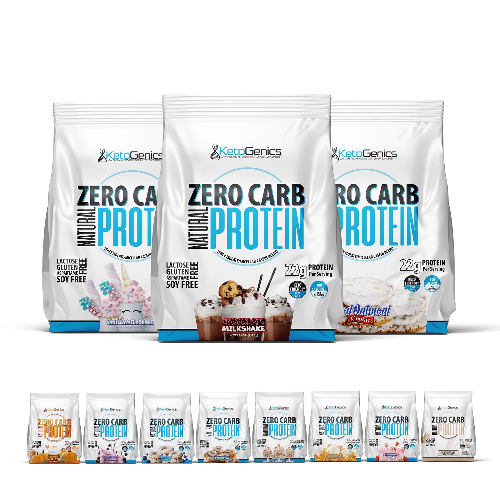 Zero Carb, Zero Sugar Keto Protein Powder | KetoGenics