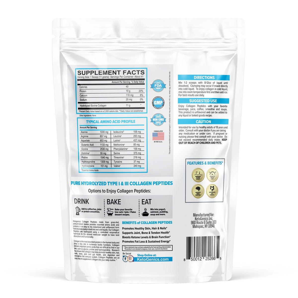 Perfect Keto Hydrolyzed Collagen