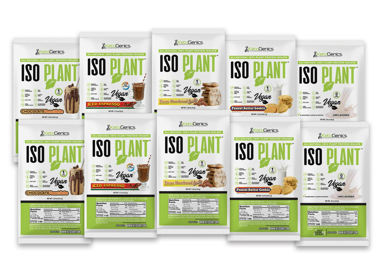 Keto Low Carb Protein Powder Sample Packs