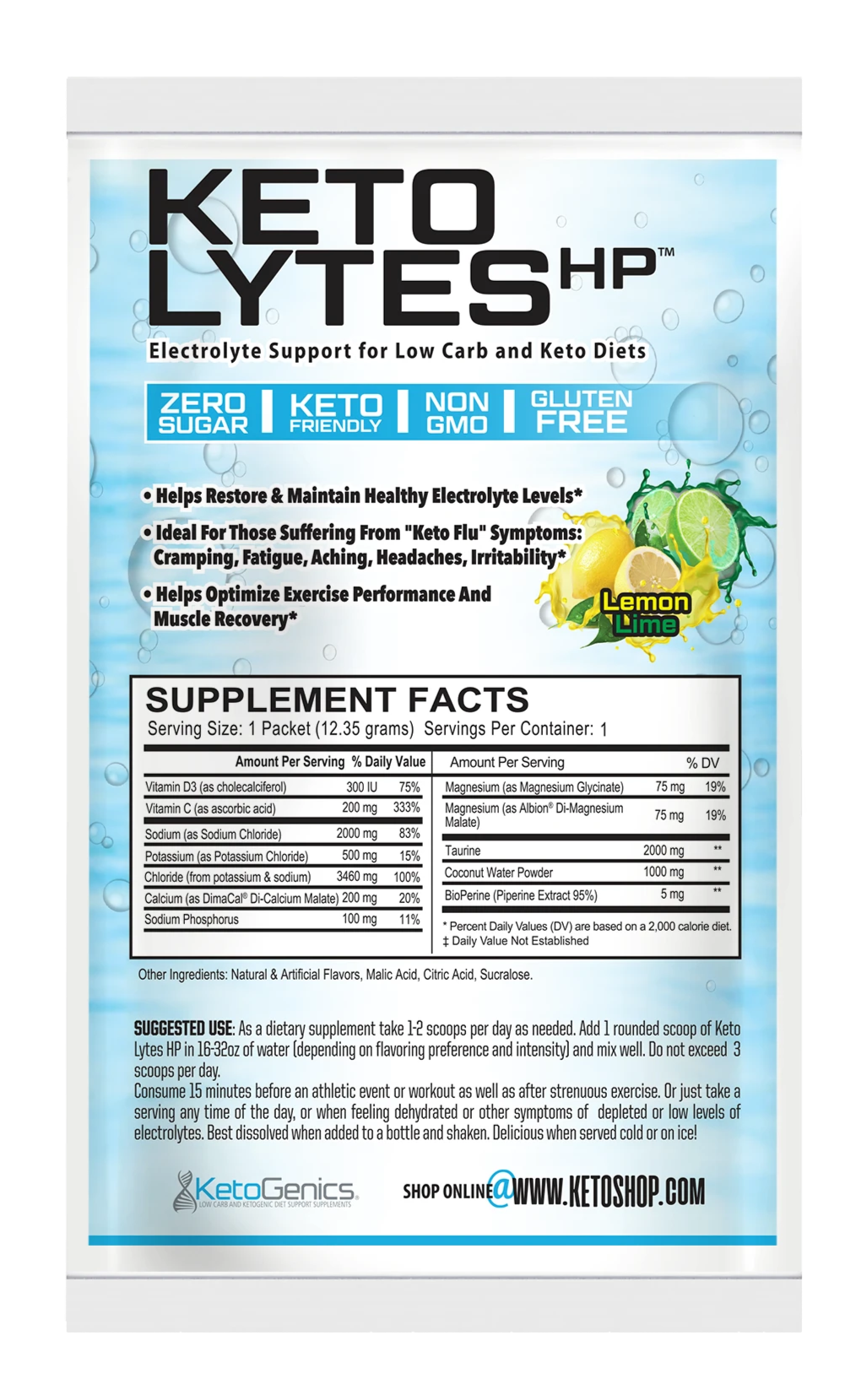 Ketogenic Electrolytes Sample Packs