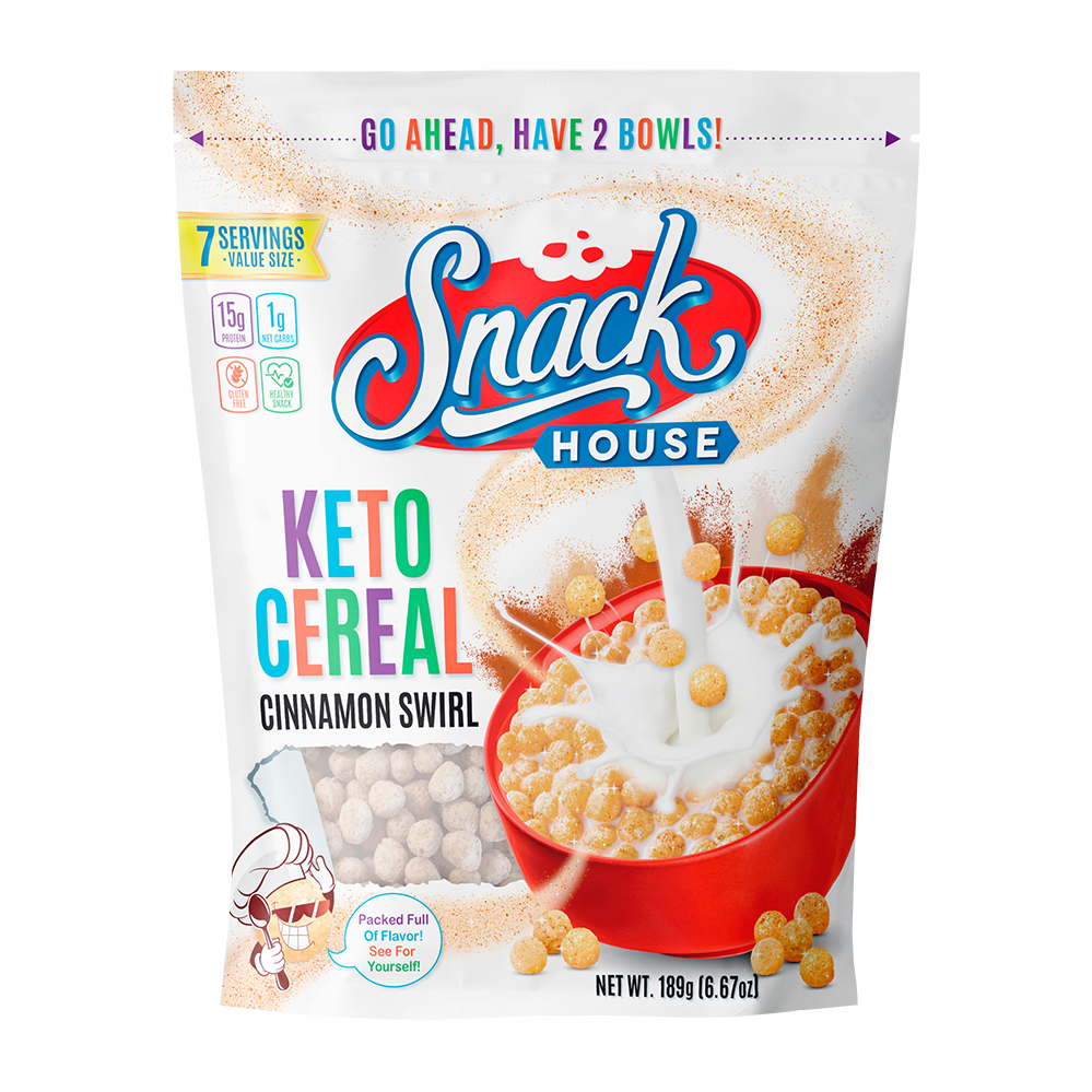 Snackhouse Puffs Cinnamon Swirl Keto Cereal