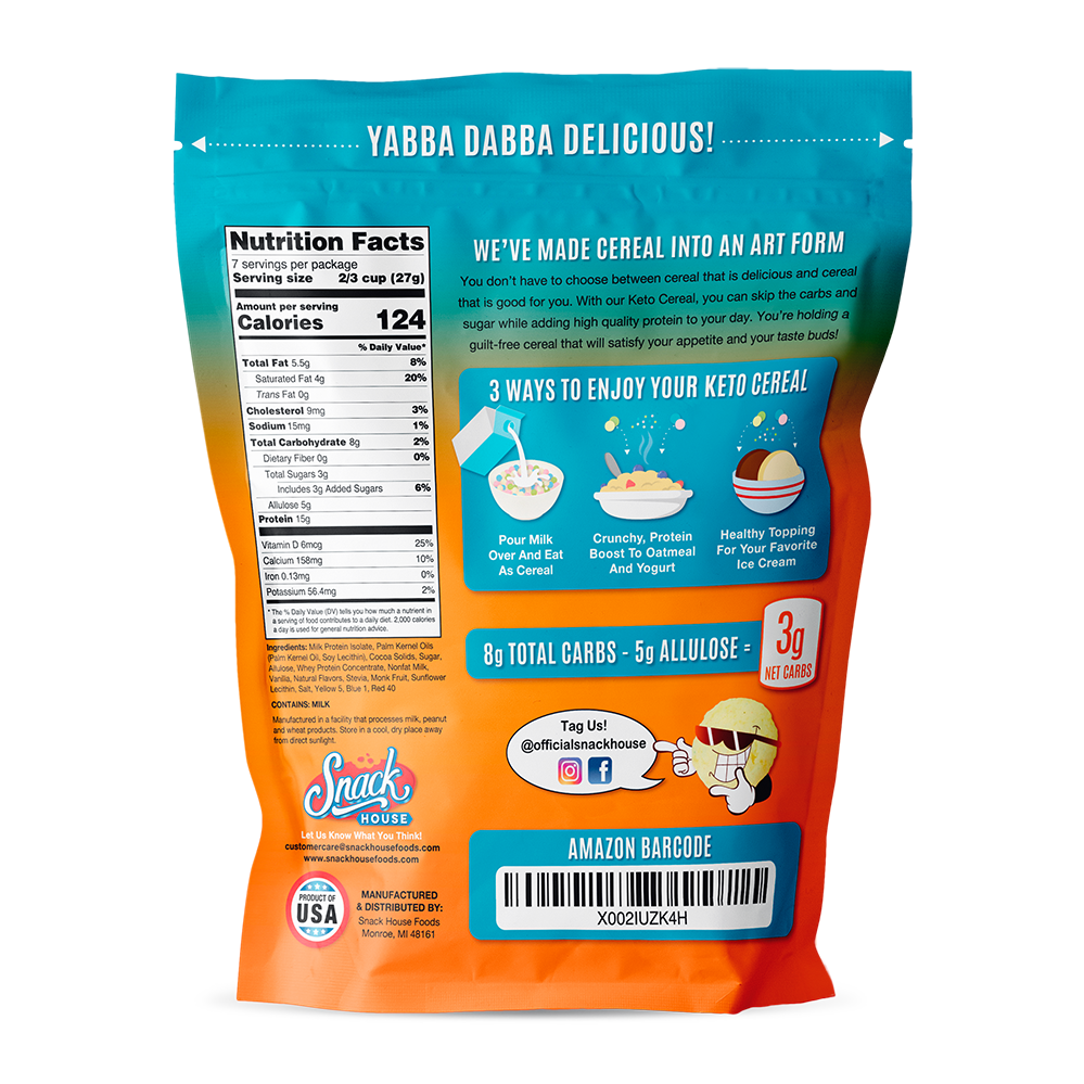 Fruity Rubbles Keto Cereal