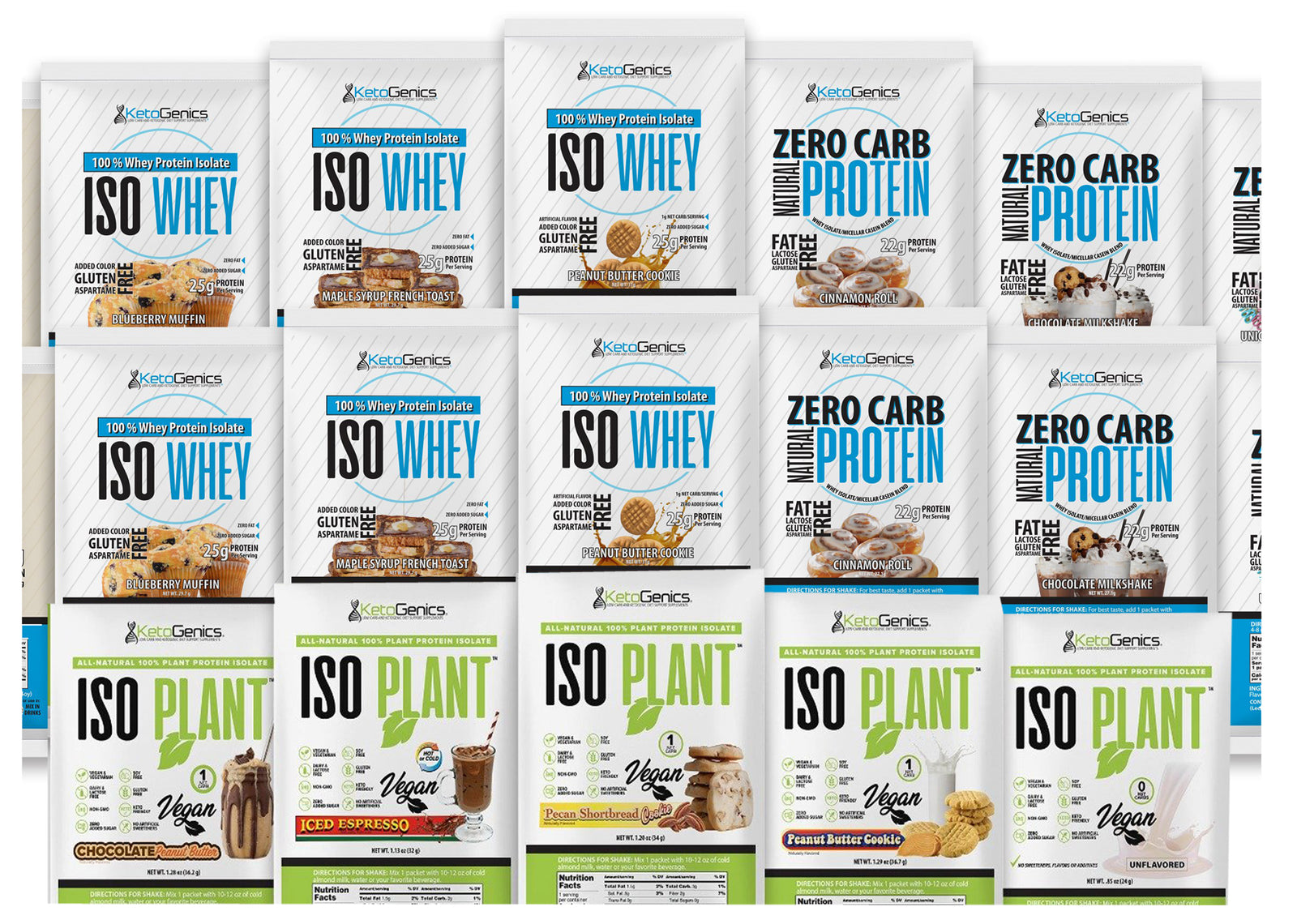 Keto Low Carb Protein Powder Sample Packs
