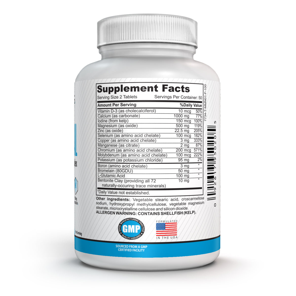 Iron Free Mega Mineral Complex 