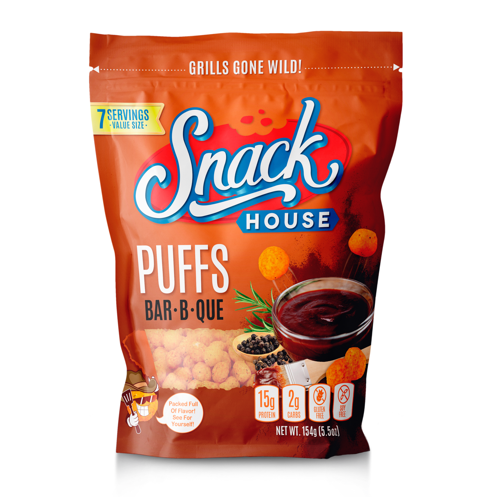 BBQ SnackHouse Puffs 