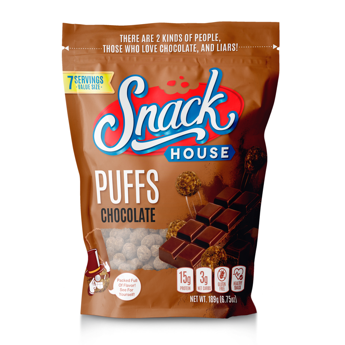 SnackHouse Chocolate Puffs