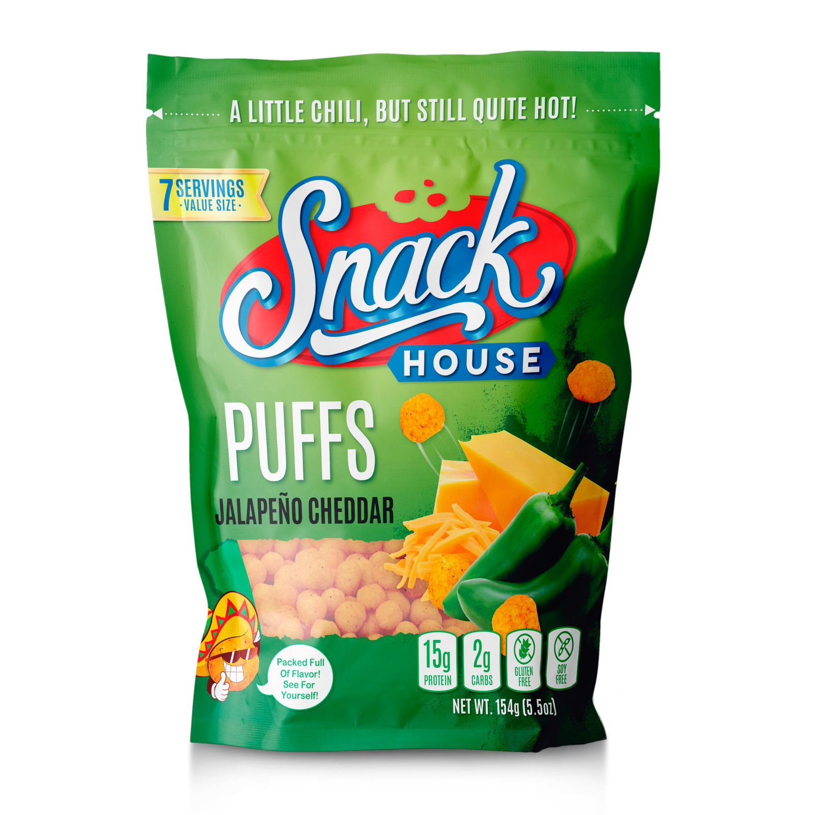 Jalapeno Cheddar Protein Puffs