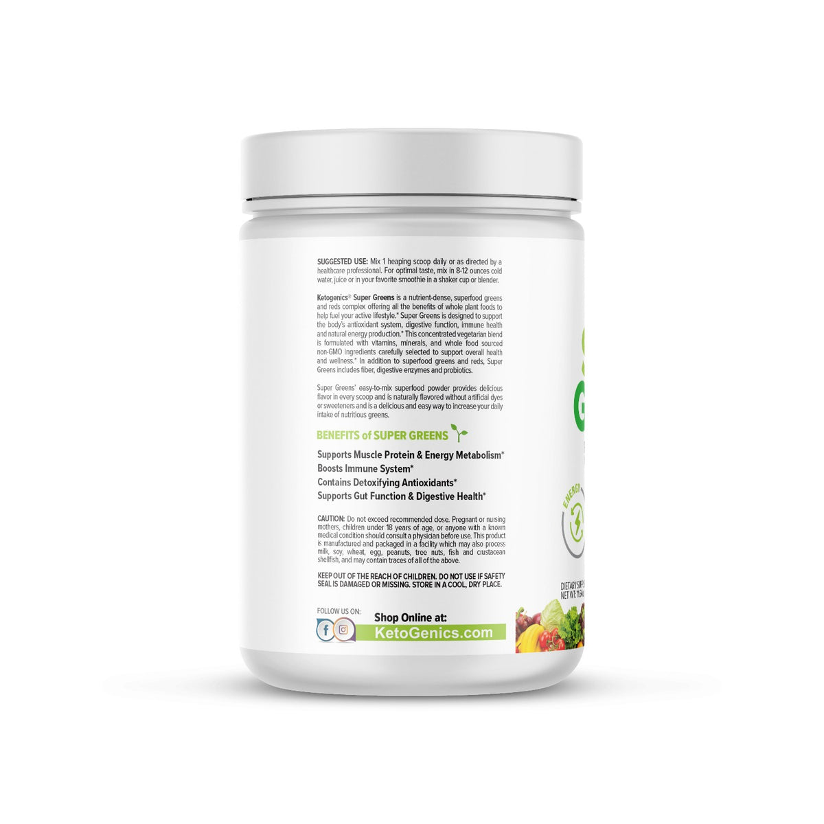Amazing Greens Powder Non GMO