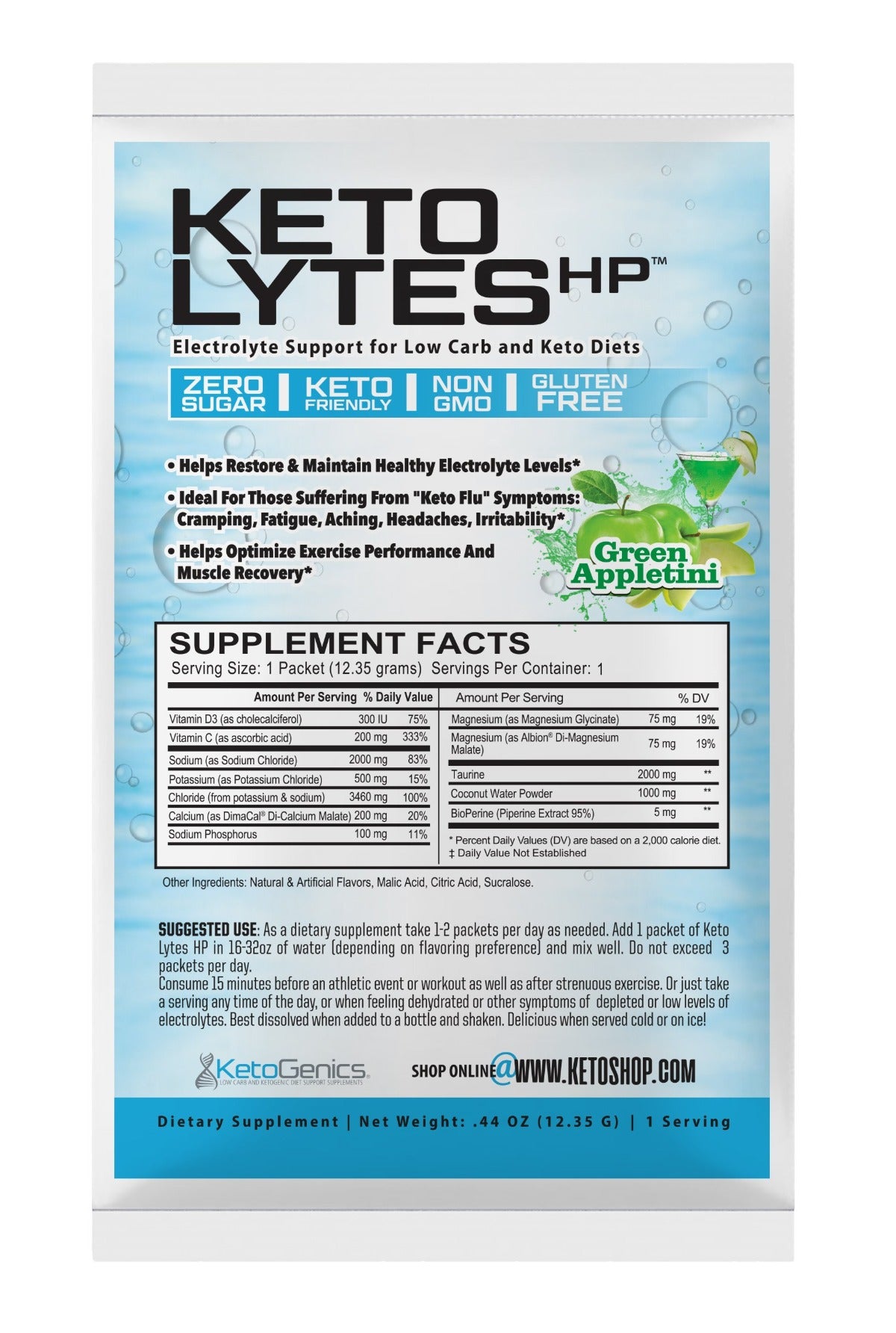 Green Appletini Keto Lytes HP