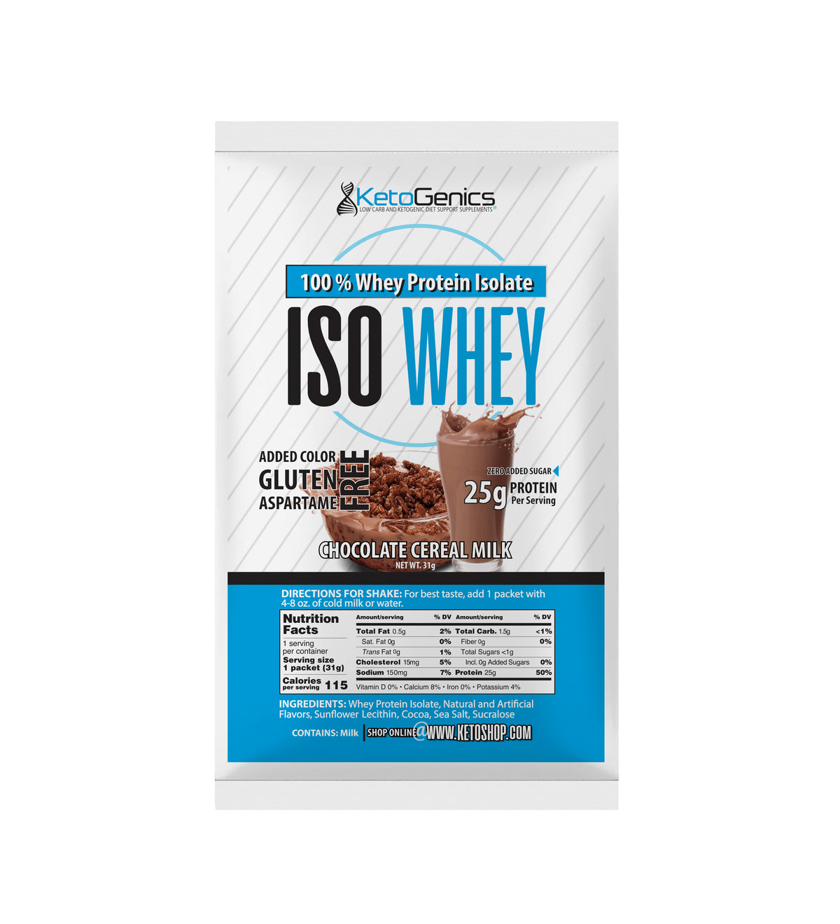 Chocolate Cereal Milk Whey Protein Powder